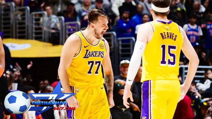 song sat lebron james luka doncic bung no Song sát LeBron James - Luka Doncic bùng nổ