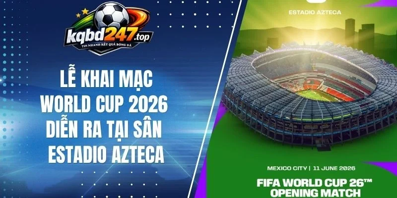 Lễ Khai Mạc World Cup 2026 Diễn Ra Tại Sân Estadio Azteca 1 Estadio Azteca ba lần đăng cai World Cup