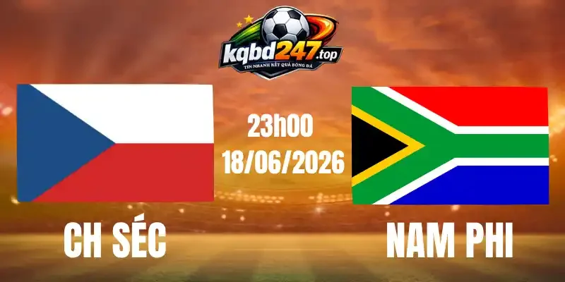 Tỷ Lệ Kèo Séc Vs Nam Phi - Bảng A World Cup 23h00 18/06/2026 1 Tỷ Lệ Kèo Séc Vs Nam Phi - Bảng A World Cup 23h00 18/06/2026