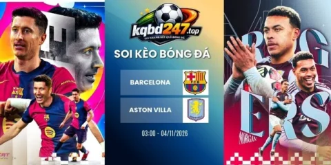 Kèo nhà cái Barcelona vs Aston Villa, C1 - 4/11/2026